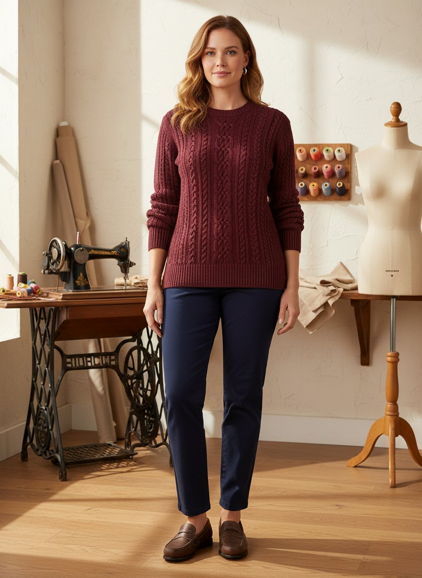 Burgundy and Navy